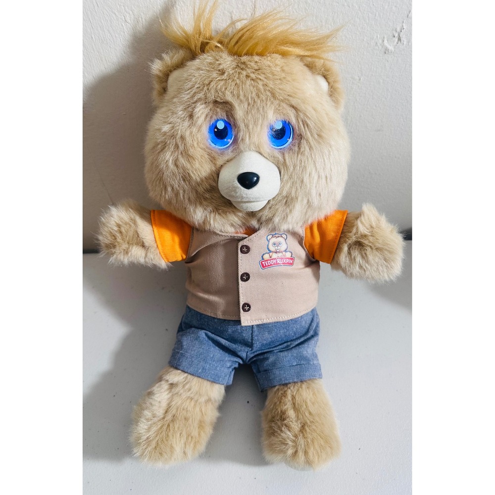 Working Teddy Ruxpin Bluetooth Storytelling Bear Animated Eyes Tested 2017 Toy